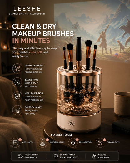 Easy Makeup Brush Cleaner